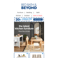 Bed Bath and Beyond email thumbnail