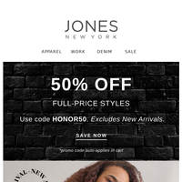 Jones New York email thumbnail