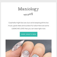 Maniology email thumbnail