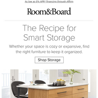 Room & Board email thumbnail