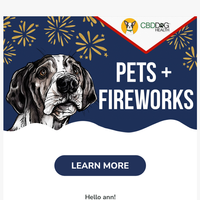 CBD Dog Health email thumbnail