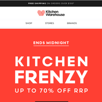 Kitchen Warehouse email thumbnail