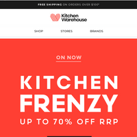 Kitchen Warehouse email thumbnail