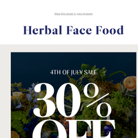 Herbal Face Food email thumbnail