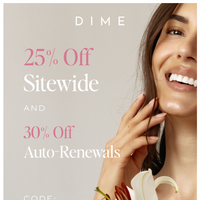 DIME Beauty email thumbnail