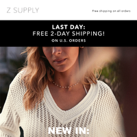 Z SUPPLY email thumbnail