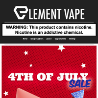 Element Vape email thumbnail