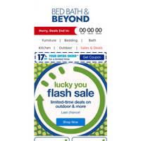 Bed Bath and Beyond email thumbnail