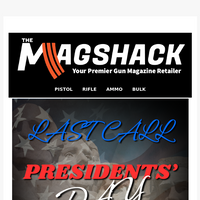 The Mag Shack email thumbnail