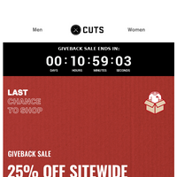 Cuts Clothing email thumbnail