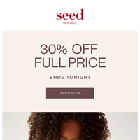 Seed Heritage email thumbnail