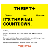 Thrift+ email thumbnail