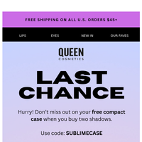 Queen Cosmetics email thumbnail