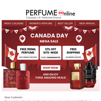 Perfume Online email thumbnail