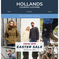 Hollands Country Clothing email thumbnail