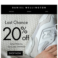 Daniel Wellington email thumbnail