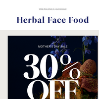 Herbal Face Food email thumbnail