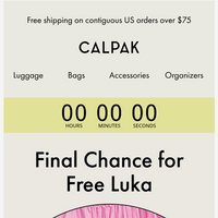 CALPAK email thumbnail