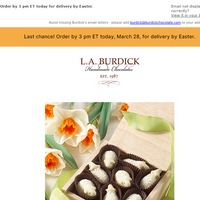 L.A. Burdick Chocolate email thumbnail