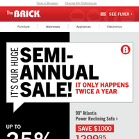 The Brick email thumbnail