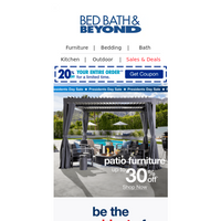 Bed Bath and Beyond email thumbnail