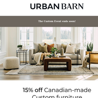 Urban Barn email thumbnail