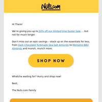 Nuts.com email thumbnail