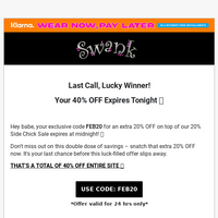 Swank A Posh email thumbnail