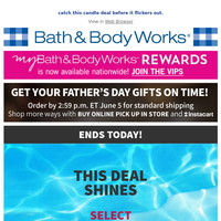 Bath and Body Works email thumbnail