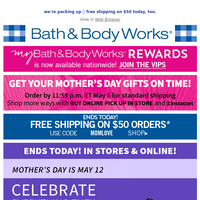 Bath and Body Works email thumbnail