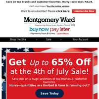 Montgomery Ward email thumbnail