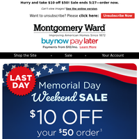 Montgomery Ward email thumbnail