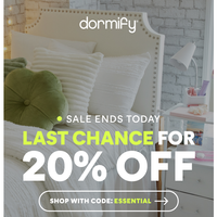 Dormify email thumbnail