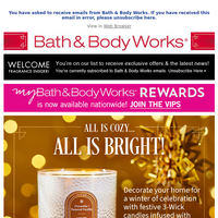 Bath and Body Works email thumbnail