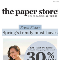 The Paper Store email thumbnail