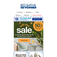 Bed Bath and Beyond email thumbnail