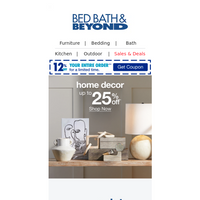 Bed Bath and Beyond email thumbnail