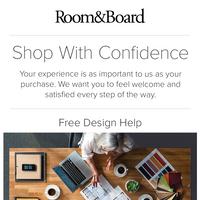 Room & Board email thumbnail