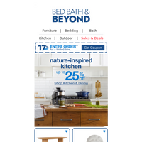 Bed Bath and Beyond email thumbnail