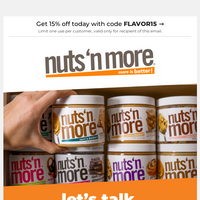 Nuts N More email thumbnail