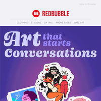 Redbubble email thumbnail