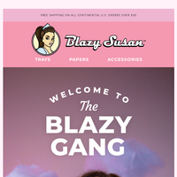 Blazy Susan email thumbnail