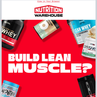 Nutrition Warehouse email thumbnail