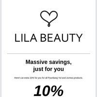 Lila Beauty email thumbnail