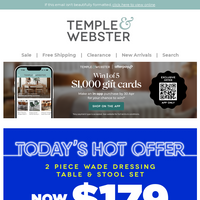 Temple & Webster email thumbnail