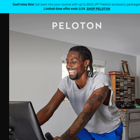 Peloton email thumbnail