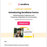 Sendlane email thumbnail