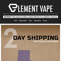 Element Vape email thumbnail