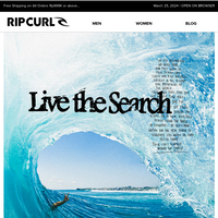 Rip Curl email thumbnail