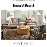 Room & Board email thumbnail